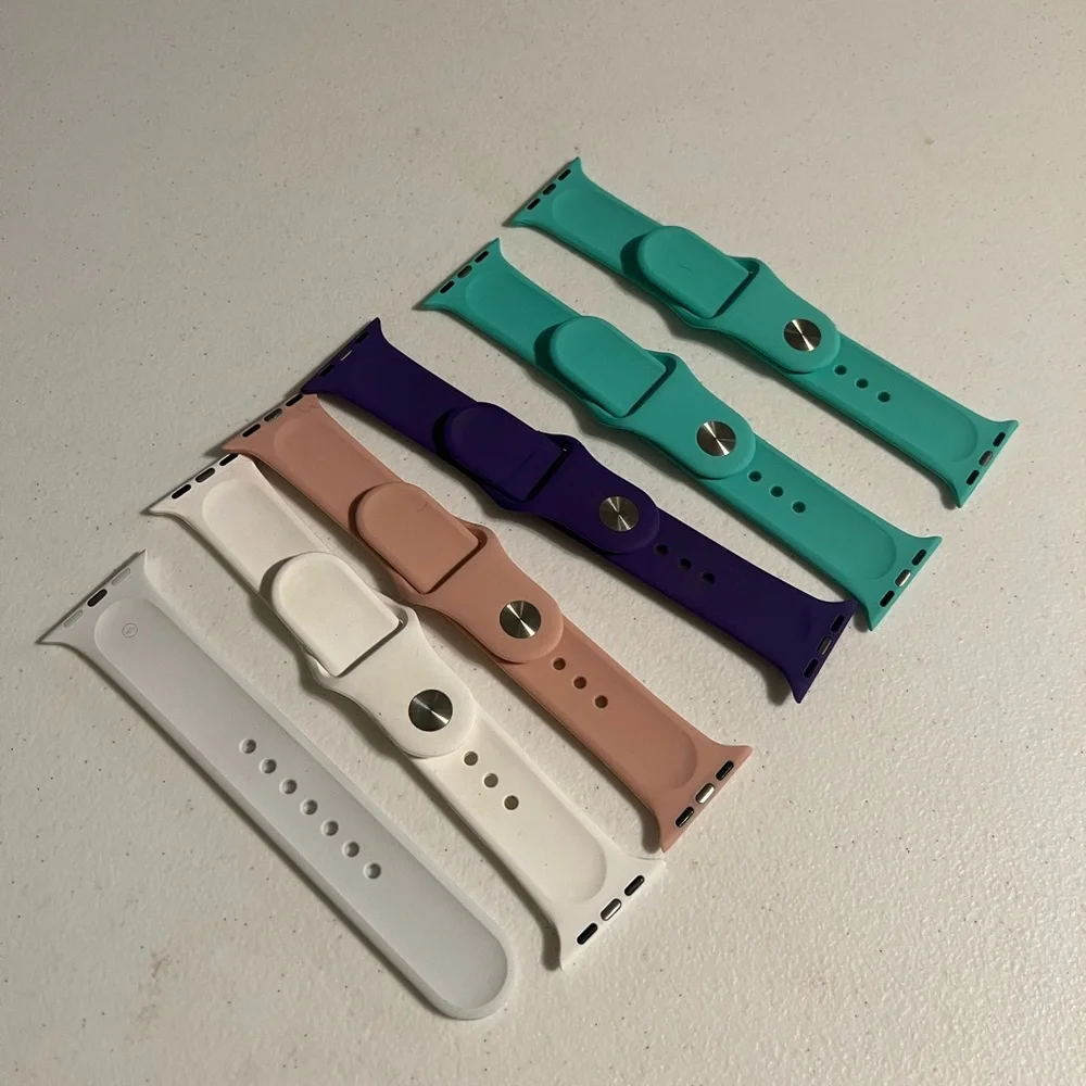 38mm/40mm Smartwatch Silicone Bands - Multi-Color Set